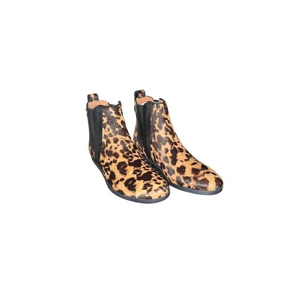 Rockport Larkyn Chelsea Leopard Haircalf Ankle Booties Womens Size 5.5 NWB - Picture 4 of 10